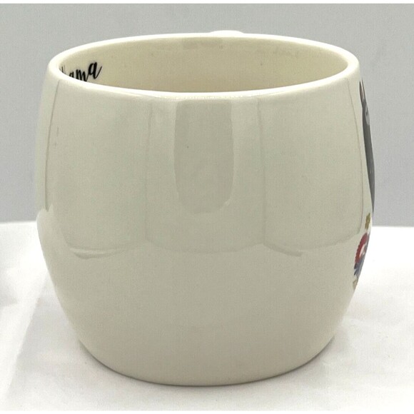 Opalhouse™ 17oz Stoneware Coffee Mug White No Drama Llama Ceramic Porcelain - Picture 2 of 15